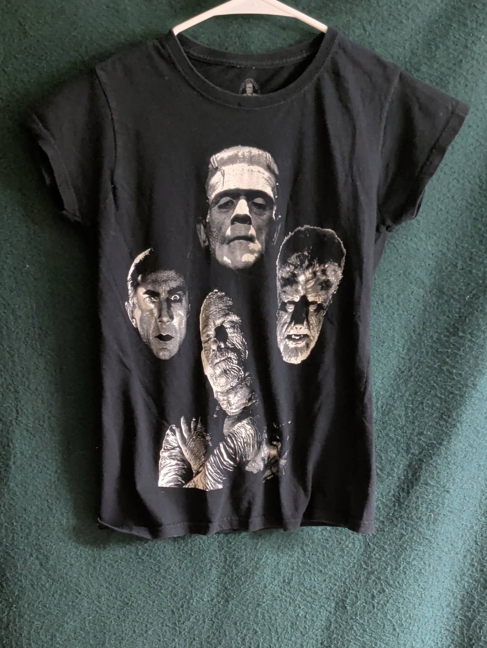 Rock Rebel Black Kids' Short-Sleeve Monster Face Graphic Tee